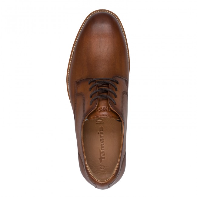 Tamaris 1-13205-46-348 Cognac Leather Ανδρικά Δερμάτινα Casual