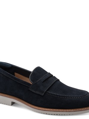Tamaris 1-14205-46-805 Navy Ανδρικά Loafers