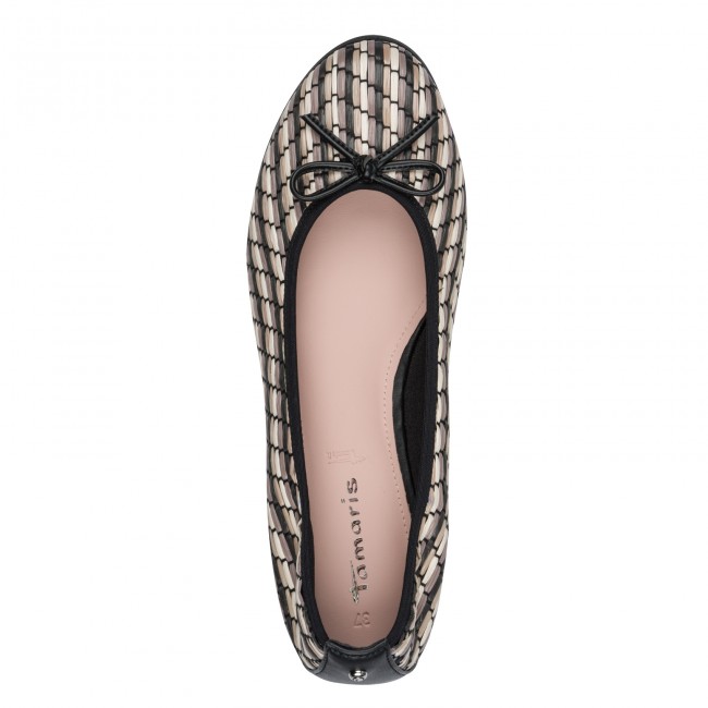 Tamaris 1-22134-46 098 Black Comb Γυναικείες Μπαλαρίνες