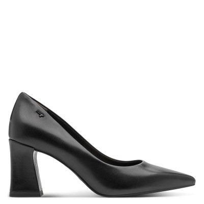 Tamaris 1-22427-43-003 Black Leather Pumps