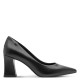 Tamaris 1-22427-43-003 Black Leather Pumps