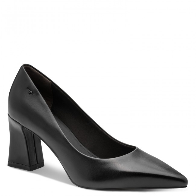Tamaris 1-22427-43-003 Black Leather Pumps