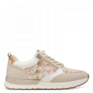 Tamaris 1-23732-41-486 Beige Struct Γυναικεία Sneakers