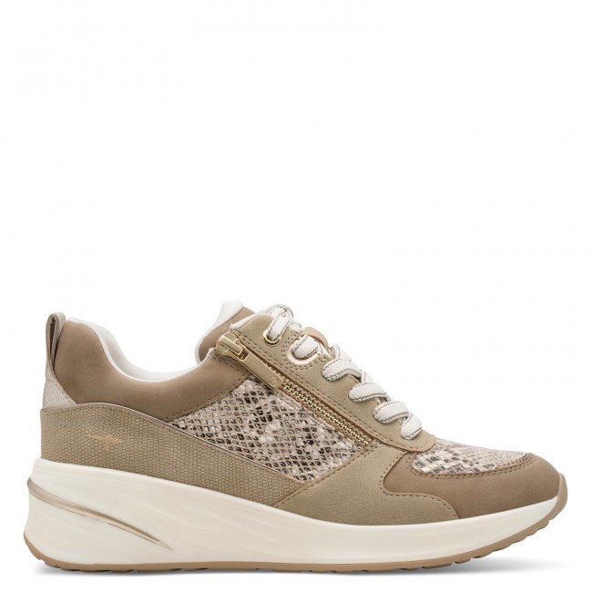 Tamaris 1-23754-45-483 Beige Snake Γυναικεία Sneakers
