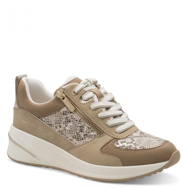 Tamaris 1-23754-45-483 Beige Snake Γυναικεία Sneakers