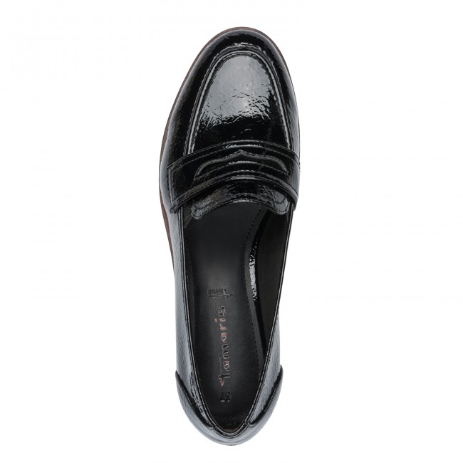 Tamaris Loafers 1-24239-42 Black Patent