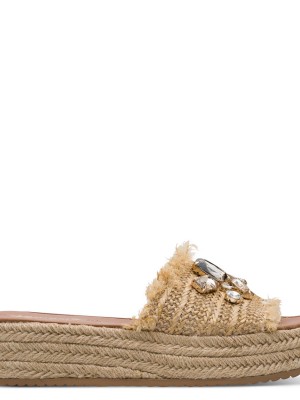 Tamaris 1-27214-46-400 Beige Γυναικεία Mules