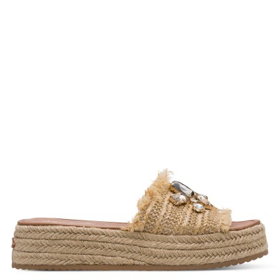 Tamaris 1-27214-46-400 Beige Γυναικεία Mules