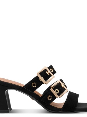 Tamaris 1-27222-46-001 Black Γυναικεία Mules Πέδιλα
