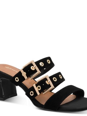 Tamaris 1-27222-46-001 Black Γυναικεία Mules Πέδιλα
