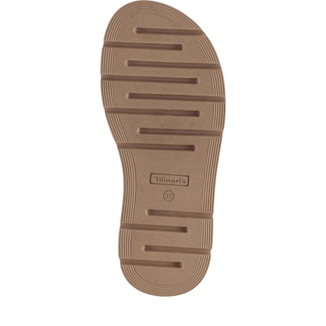 Tamaris 1-27239-42-304 Mocca Γυναικεία Δερμάτινα Mules