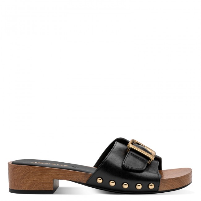Tamaris 1-27312-46-001 Black Leather Γυναικεία Mules