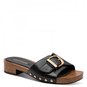 Tamaris 1-27312-46-001 Black Leather Γυναικεία Mules