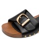 Tamaris 1-27312-46-001 Black Leather Γυναικεία Mules
