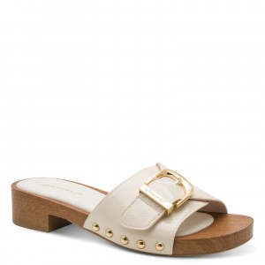 Tamaris 1-27315-46-418 Ivory Γυναικεία Mules