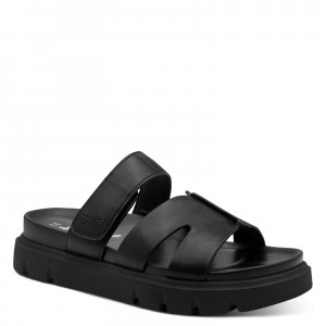 Tamaris 1-27412-46-001 Black Γυναικεία Flatform Mules