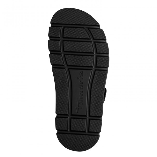 Tamaris 1-27412-46-001 Black Γυναικεία Flatform Mules