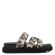 Tamaris 1-27412-46-102 Cow Print Γυναικεία Flatform Sandals