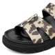 Tamaris 1-27412-46-102 Cow Print Γυναικεία Flatform Sandals