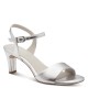 Tamaris 1-28008-42-941 Silver Γυναικεία Πέδιλα με Τακούνι
