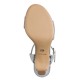 Tamaris 1-28008-42-941 Silver Γυναικεία Πέδιλα με Τακούνι