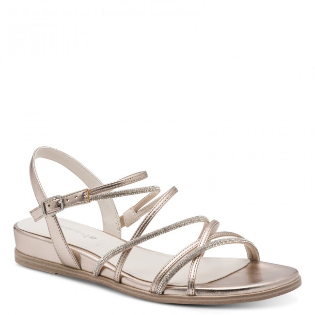 Tamaris 1-28103-42-933 Light Gold Γυναικεία Πέδιλα