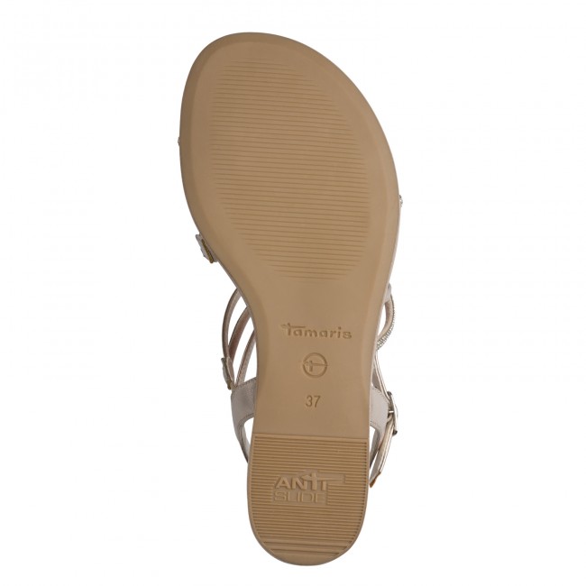 Tamaris 1-28103-42-933 Light Gold Γυναικεία Πέδιλα