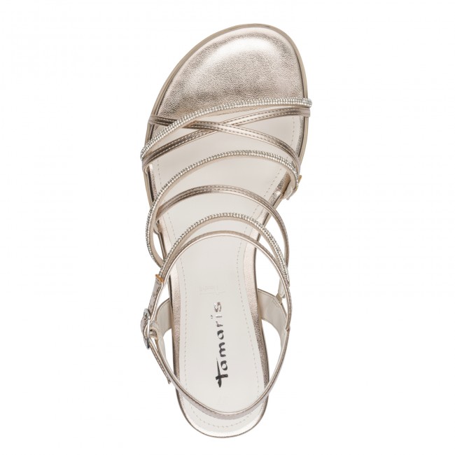 Tamaris 1-28103-42-933 Light Gold Γυναικεία Πέδιλα