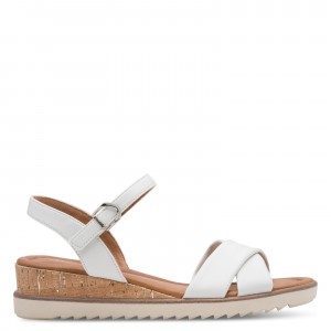 Tamaris 1-28106-42-100 White Γυναικείες Πλατφόρμες
