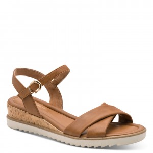 Tamaris 1-28106-42-305 Cognac Γυναικείες Πλατφόρμες