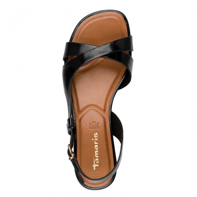 Tamaris 1-28123-46-001 Black Γυναικεία Πέδιλα