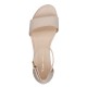 Tamaris 1-28201-42-251 Nude Γυναικεία Πέδιλα με Τακούνι