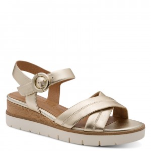 Tamaris 1-28202-42-933 Light Gold Γυναικεία Πλατφόρμα
