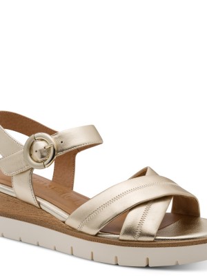 Tamaris 1-28202-42-933 Light Gold Γυναικεία Πλατφόρμα