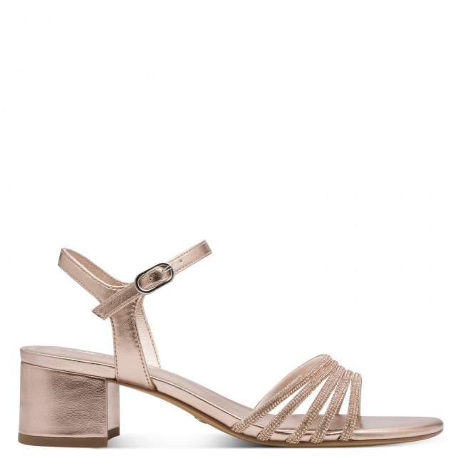 Tamaris 1-28248-44-586 Rose Glam Γυναικεία Πέδιλα με Τακούνι