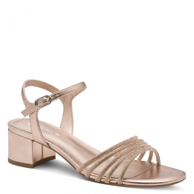 Tamaris 1-28248-44-586 Rose Glam Γυναικεία Πέδιλα με Τακούνι