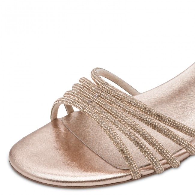 Tamaris 1-28248-44-586 Rose Glam Γυναικεία Πέδιλα με Τακούνι