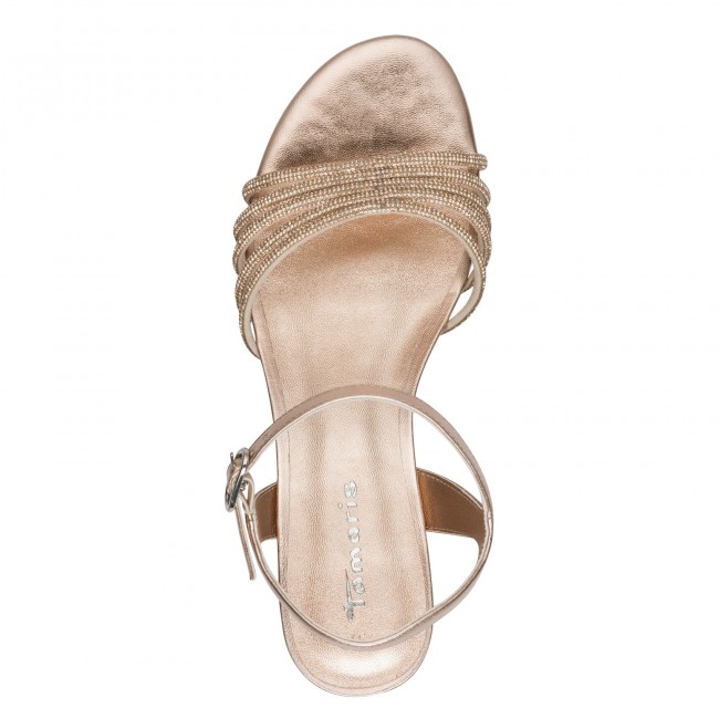 Tamaris 1-28248-44-586 Rose Glam Γυναικεία Πέδιλα με Τακούνι