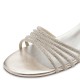 Tamaris 1-28248-44-957 Platinum Γυναικεία Πέδιλα με Τακούνι