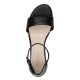Tamaris 1-28295-42-020 Black Matt Γυναικεία Πέδιλα με Τακούνι