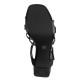 Tamaris 1-28307-46-001 Black Γυναικεία Πέδιλα με Τακούνι