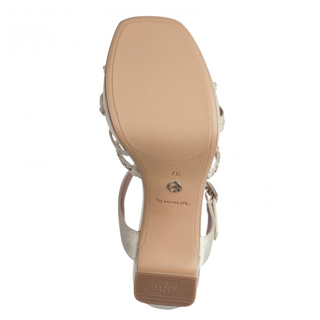 Tamaris 1-28307-46-229 Pearl Γυναικεία Πέδιλα με Τακούνι