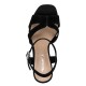 Tamaris 1-28309-42-007 Black Γυναικεία Πέδιλα με Τακούνι