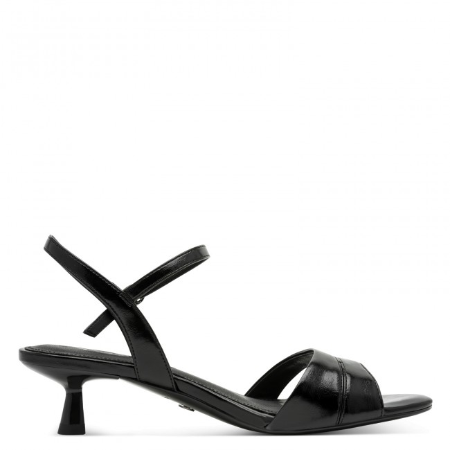 Tamaris 1-28314-46-001 Black Γυναικεία Πέδιλα με Τακούνι