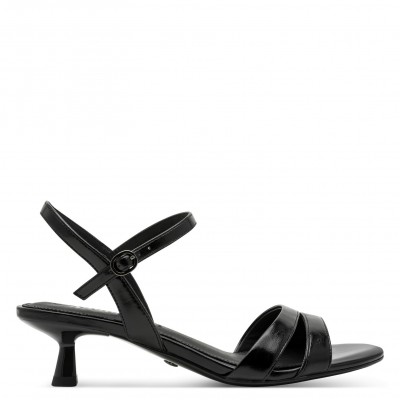 Tamaris 1-28314-46-001 Black Γυναικεία Πέδιλα με Τακούνι
