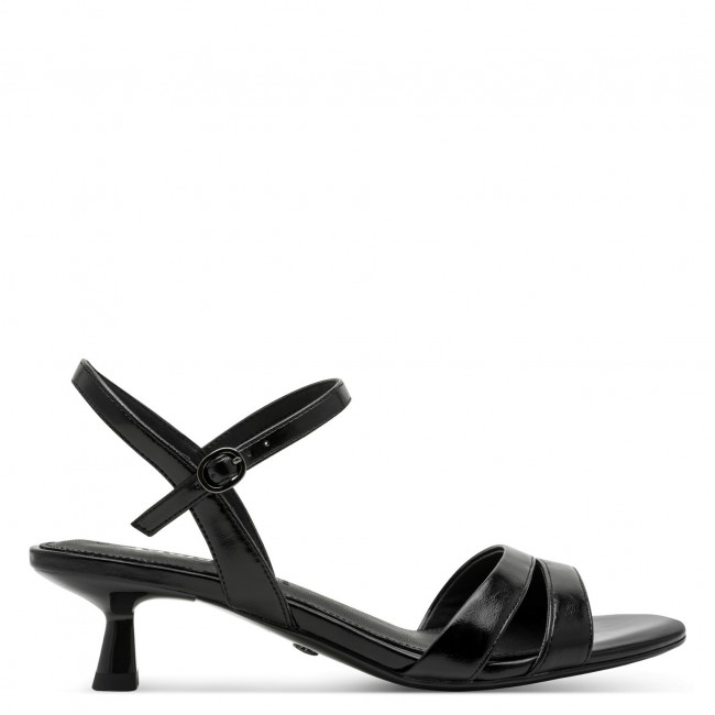 Tamaris 1-28314-46-001 Black Γυναικεία Πέδιλα με Τακούνι