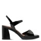 Tamaris 1-28317-46-001 Black Γυναικεία Πέδιλα με Τακούνι