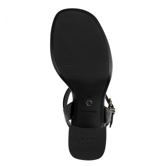 Tamaris 1-28317-46-001 Black Γυναικεία Πέδιλα με Τακούνι