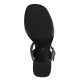 Tamaris 1-28317-46-001 Black Γυναικεία Πέδιλα με Τακούνι