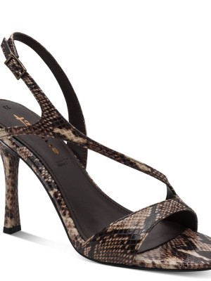 Tamaris 1-28321-46-386 Brown Snake Γυναικεία Πέδιλα με Τακούνι